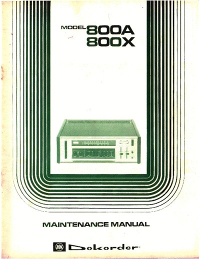 Dokorder_800-A_service_manual